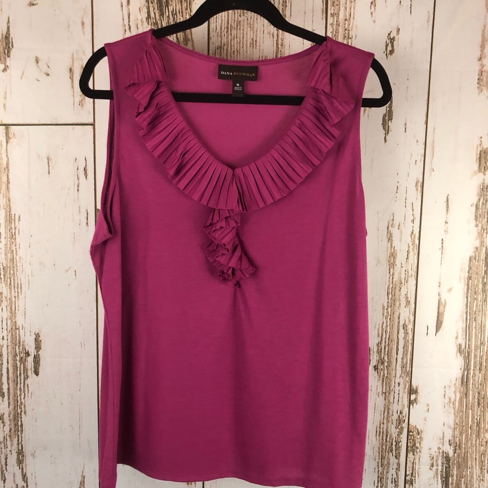 Dana Buchman Sleeveless Blouse, Size xl